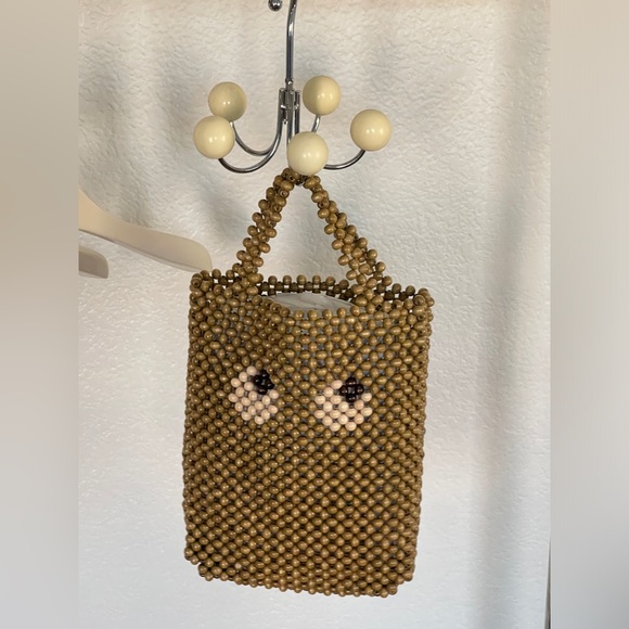 anya hindmarch eyes wooden bead mini handbag ｜super cute - Picture 2 of 8